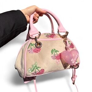 🍒 NWT Custom Juicy Couture "Cherry Gelato" Dreamy Satchel 🍒
